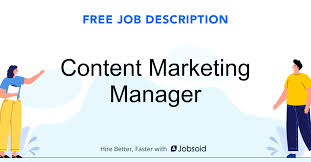 content marketing manager